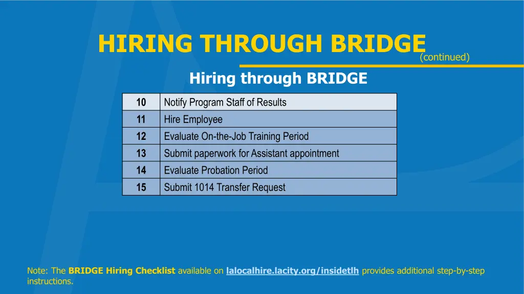 hiring through bridge 1