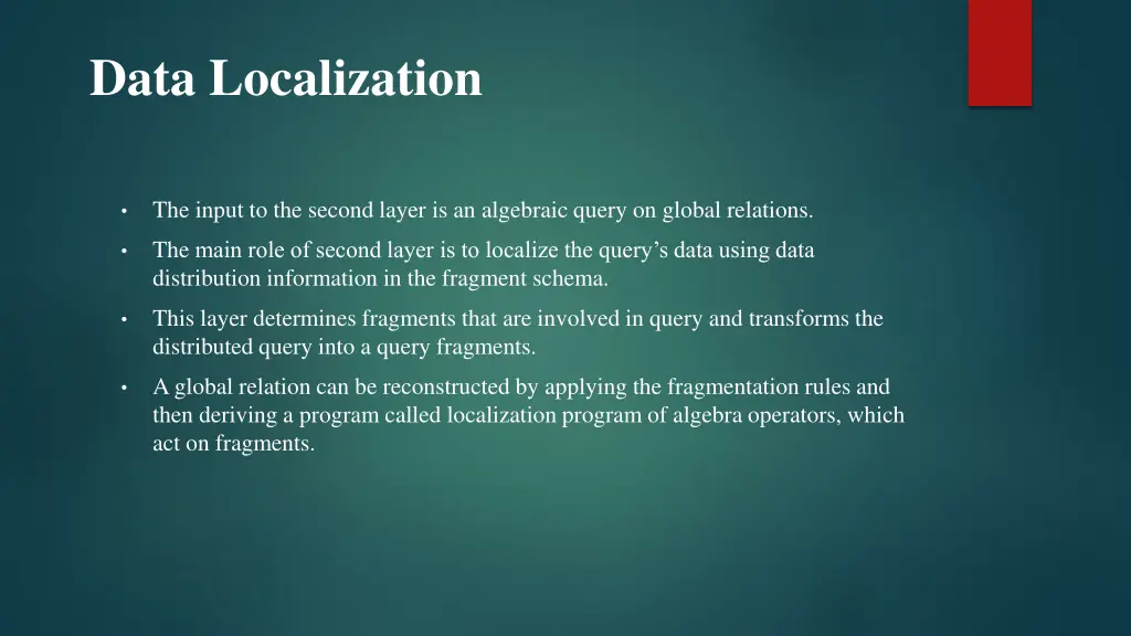 data localization