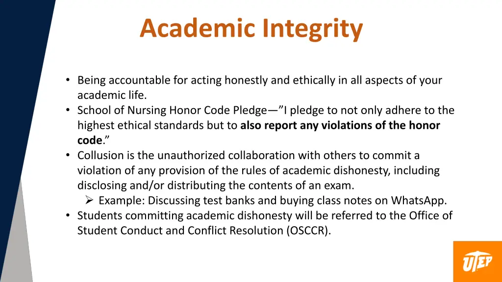 academic integrity