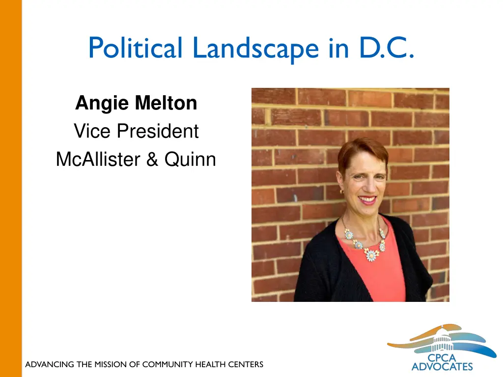 political landscape in d c