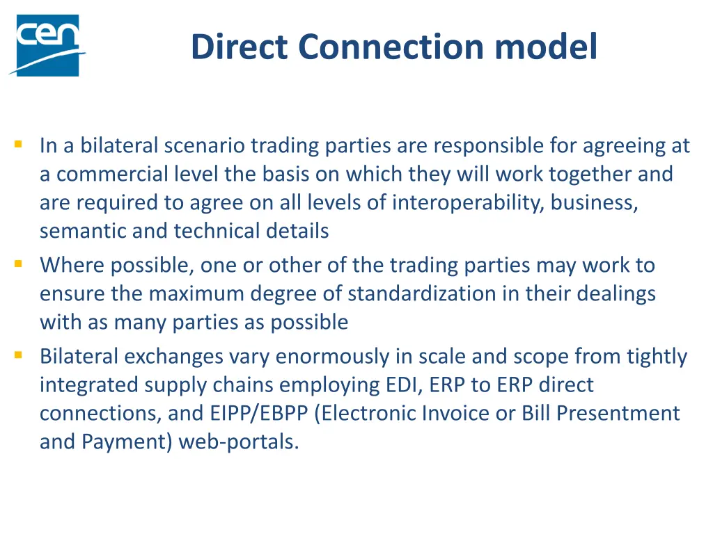 direct connection model