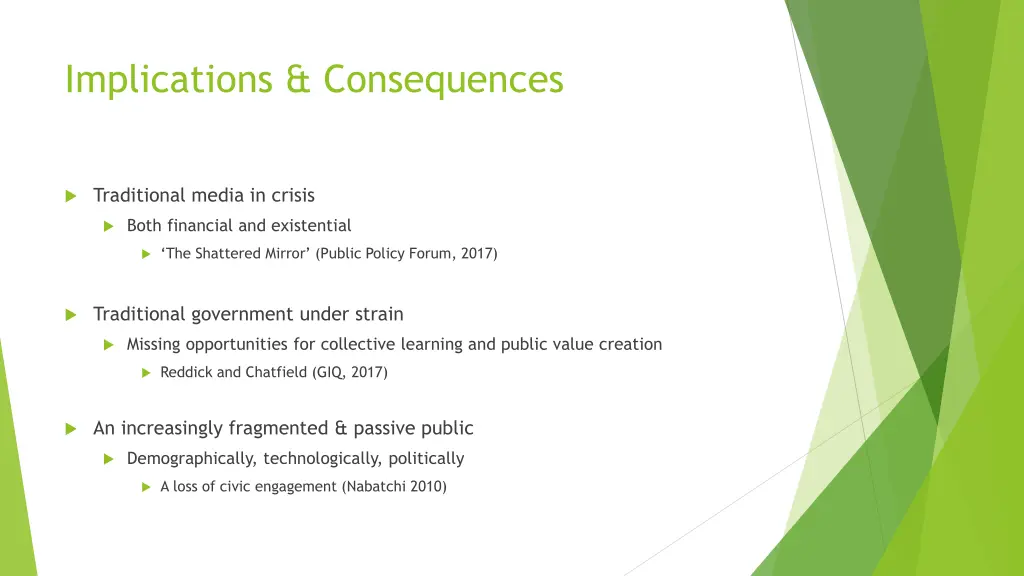 implications consequences