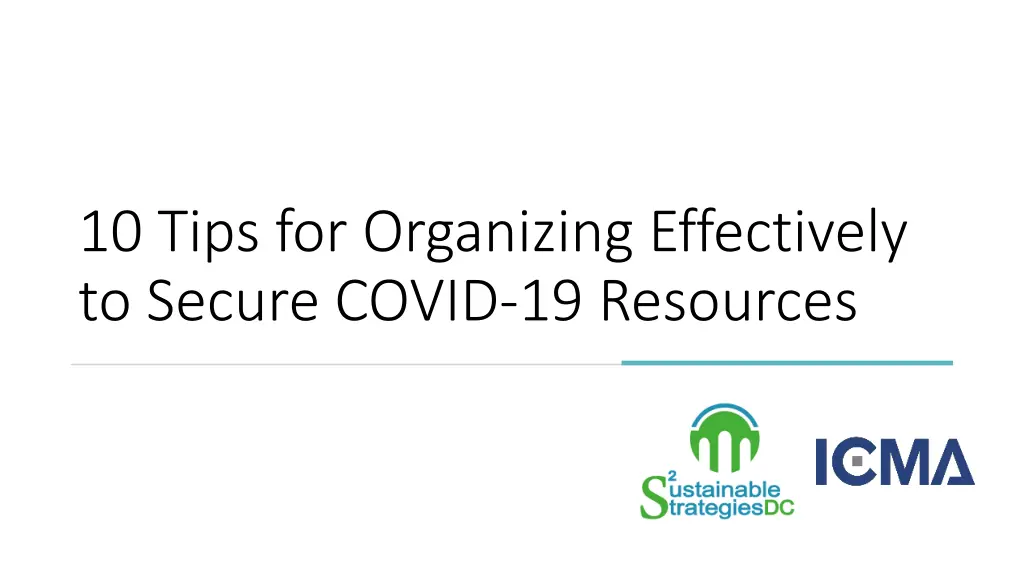 10 tips for organizing effectively to secure