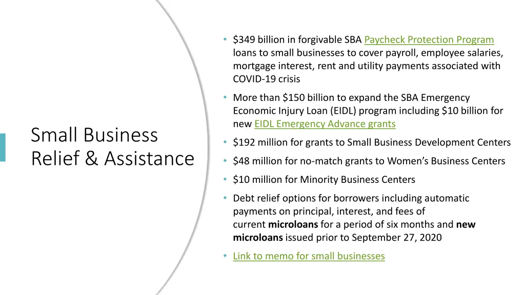 349 billion in forgivable sba paycheck protection