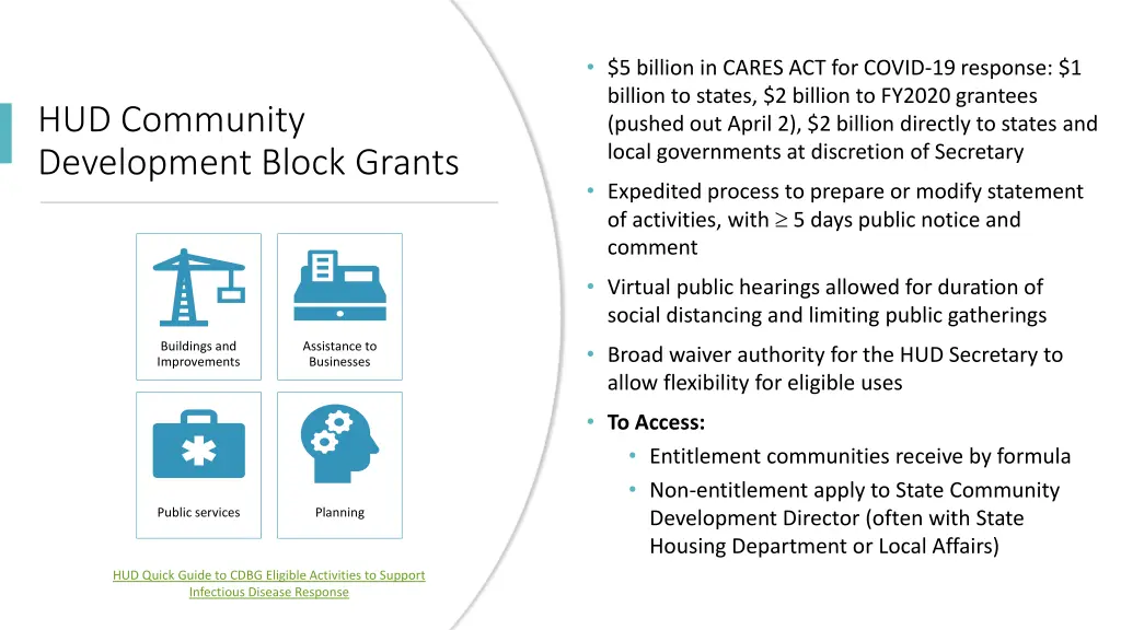5 billion in cares act for covid 19 response
