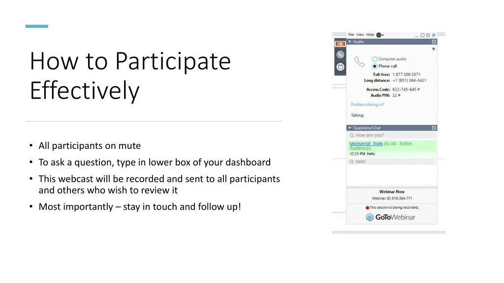 how to participate effectively