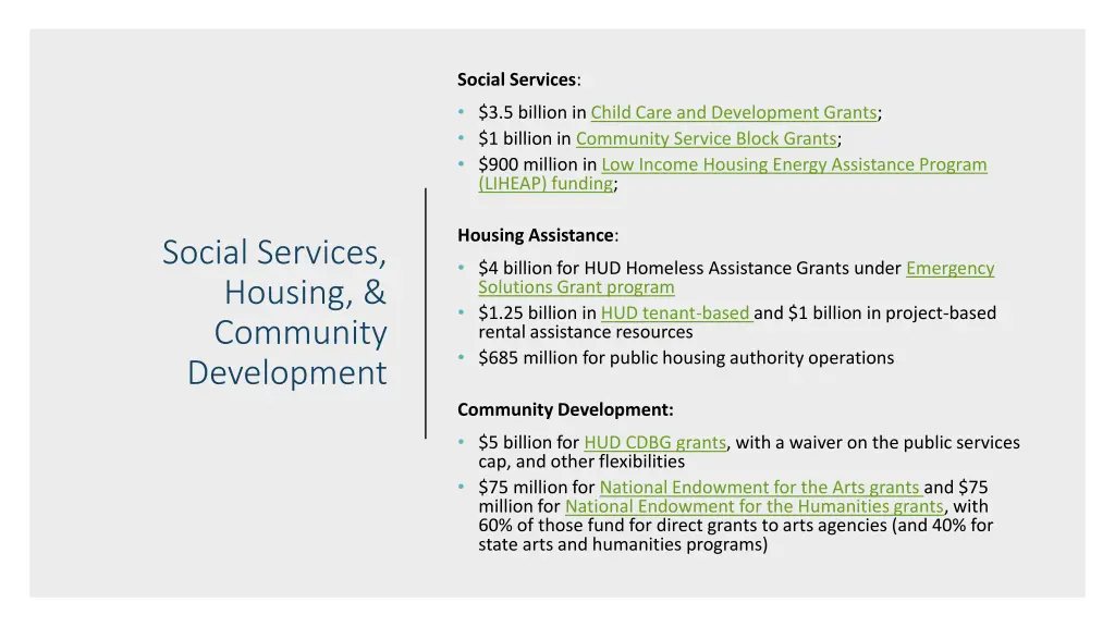 social services