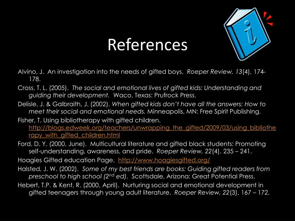 references