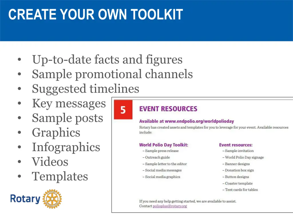 create your own toolkit