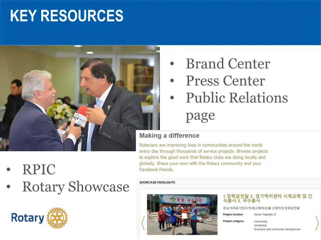 key resources