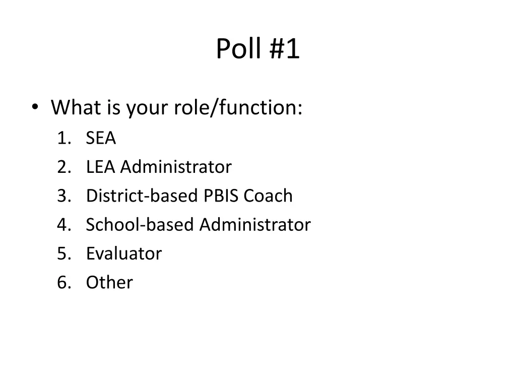 poll 1