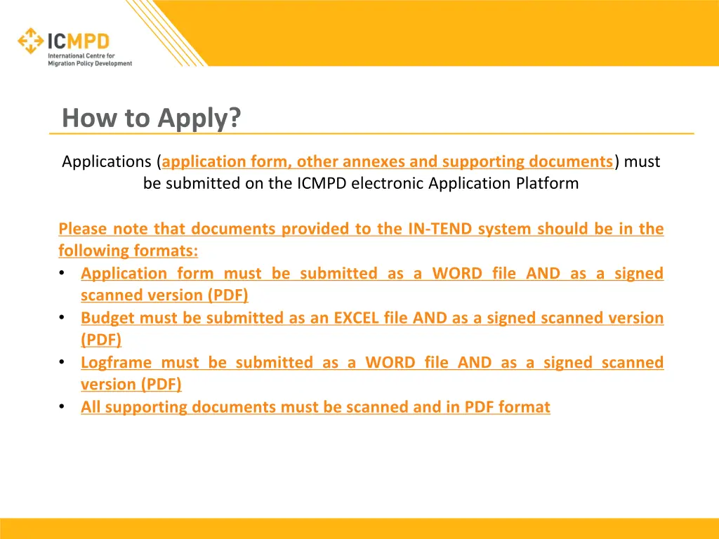 how to apply