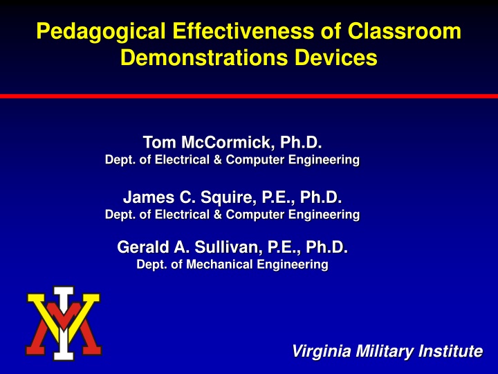 pedagogical effectiveness of classroom