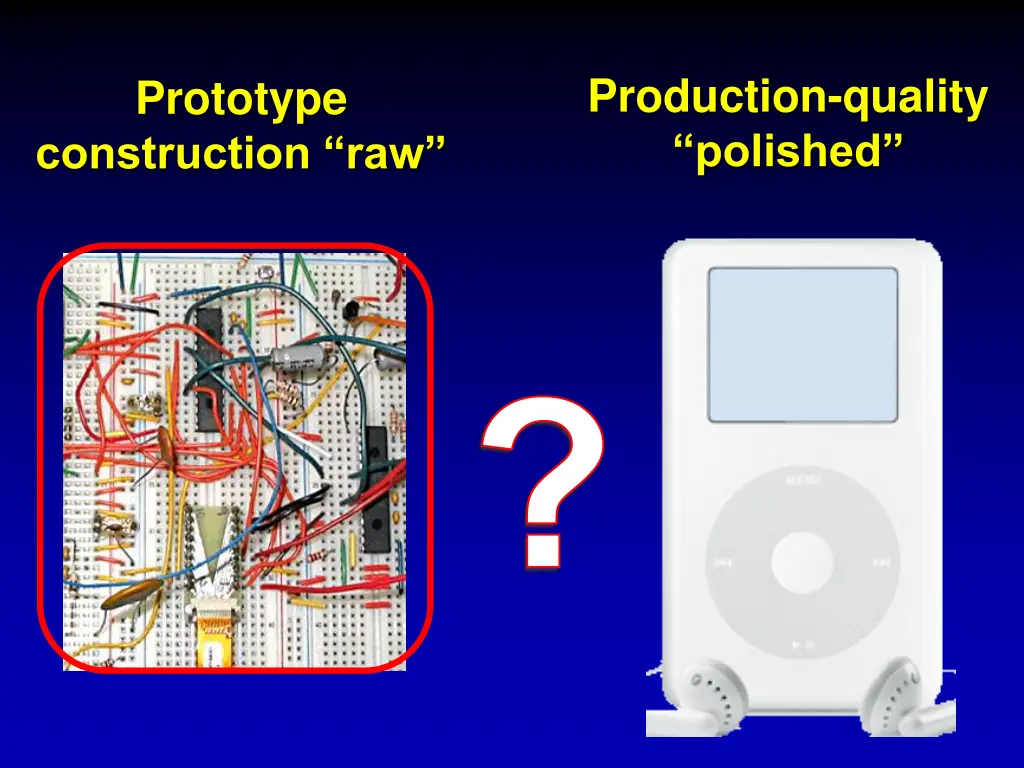 production quality polished