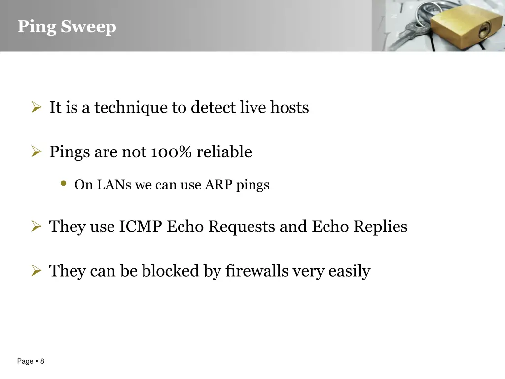 ping sweep