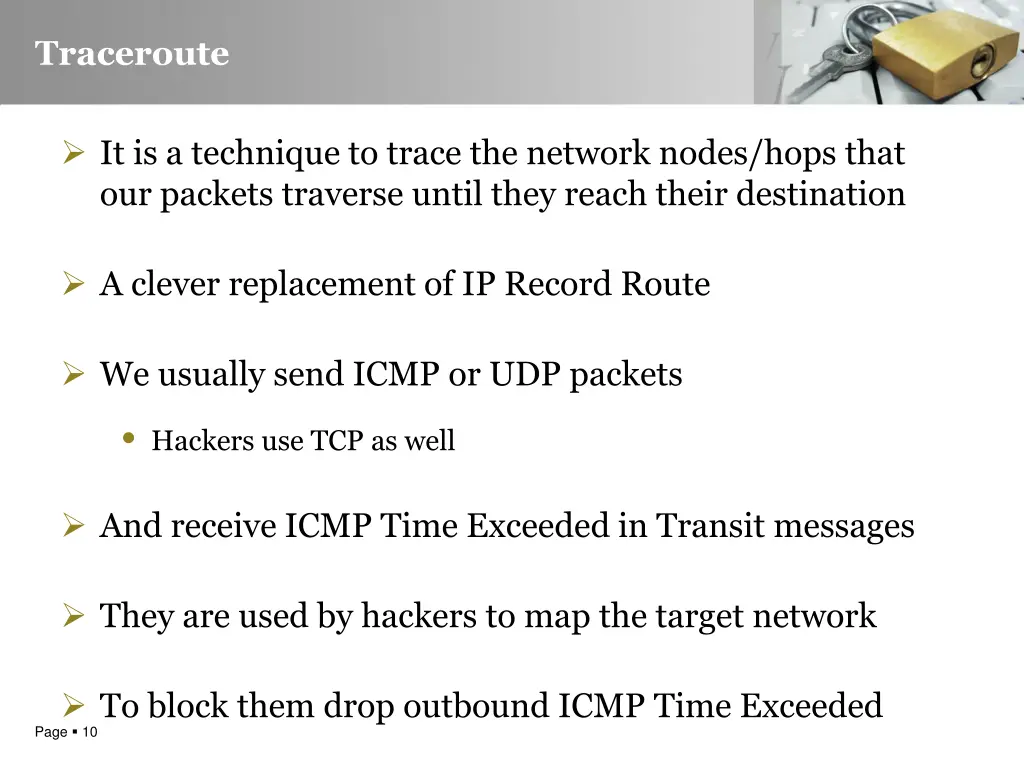 traceroute