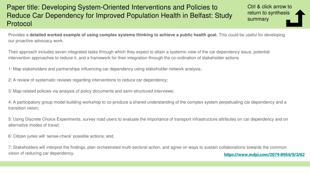 paper title developing system oriented