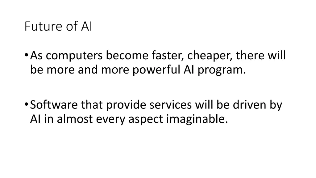 future of ai