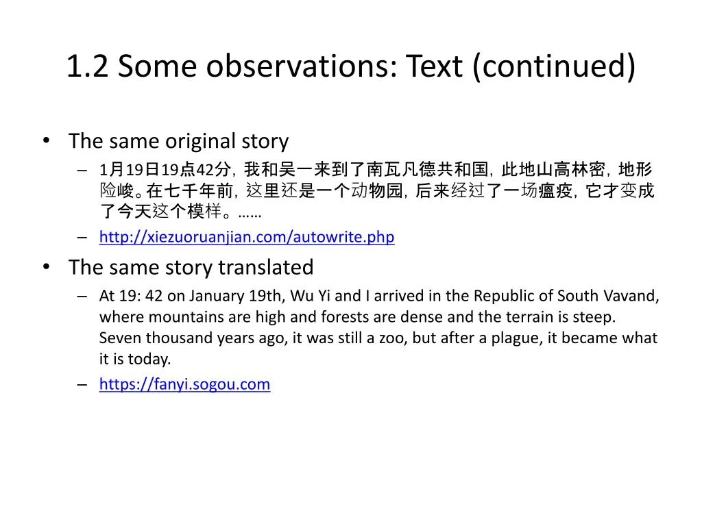 1 2 some observations text continued
