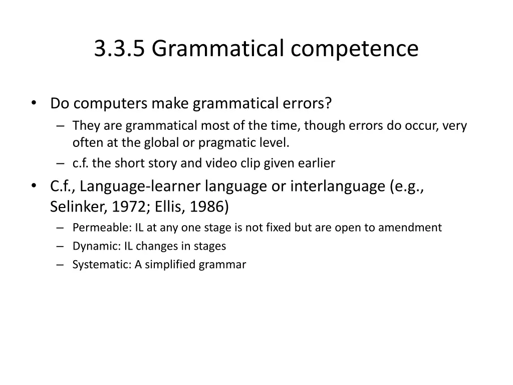 3 3 5 grammatical competence