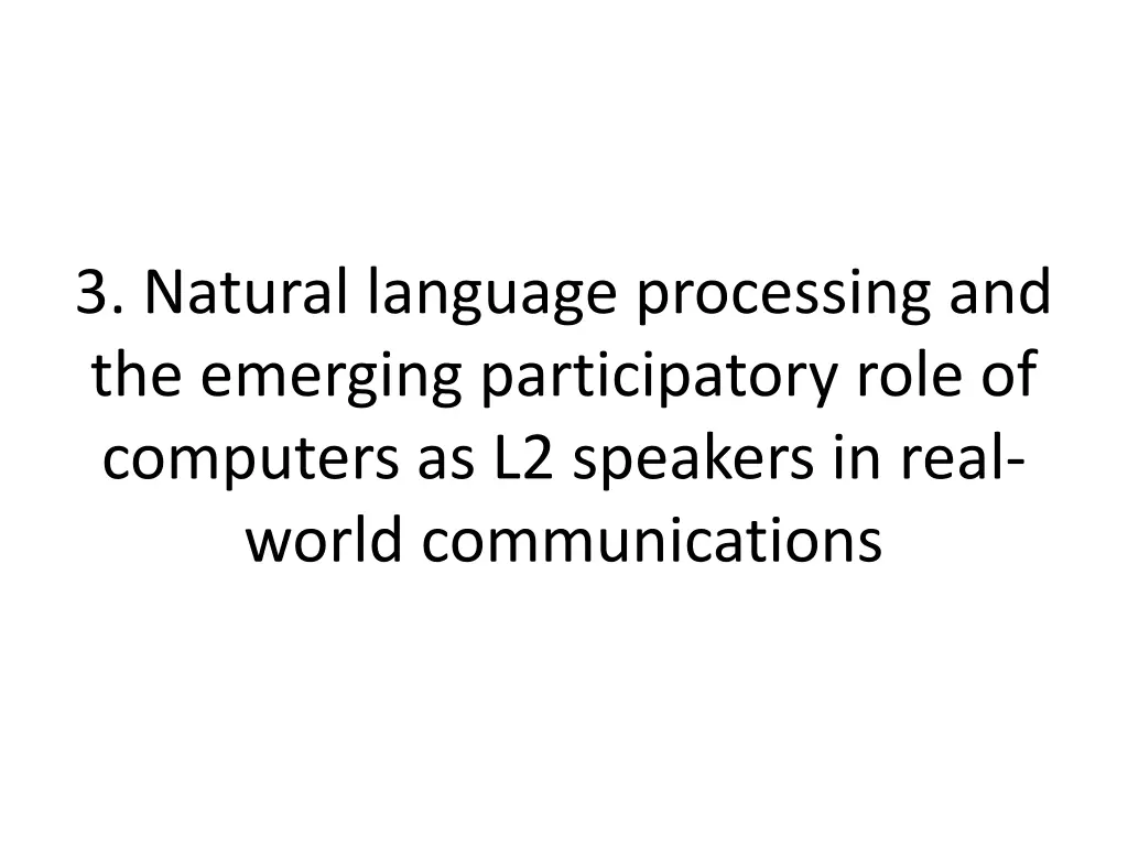3 natural language processing and the emerging