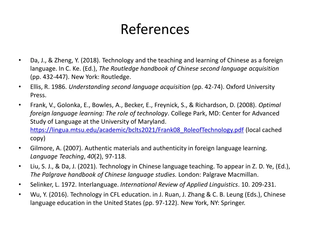 references