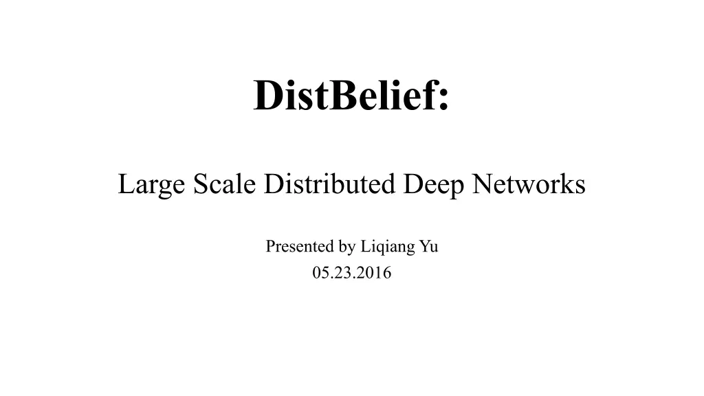 distbelief
