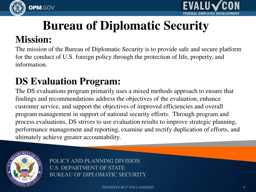 bureau of diplomatic security mission the mission