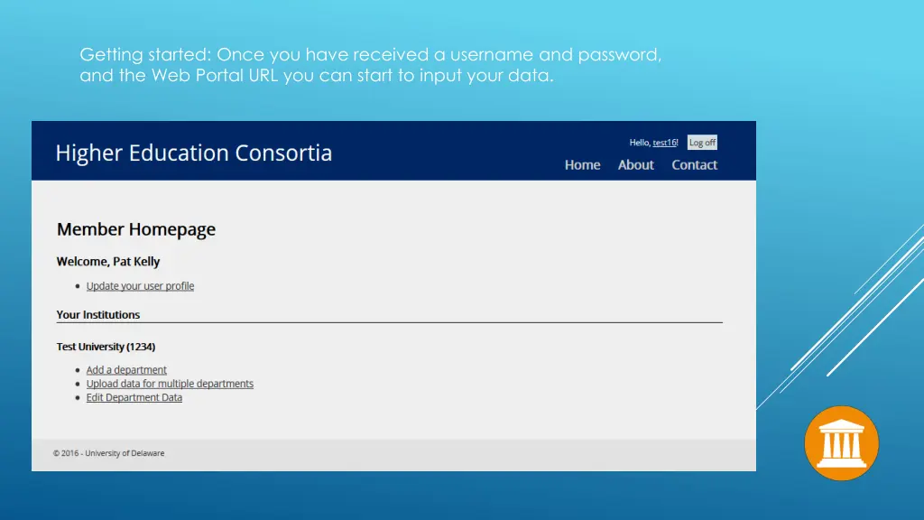 getting started once you have received a username