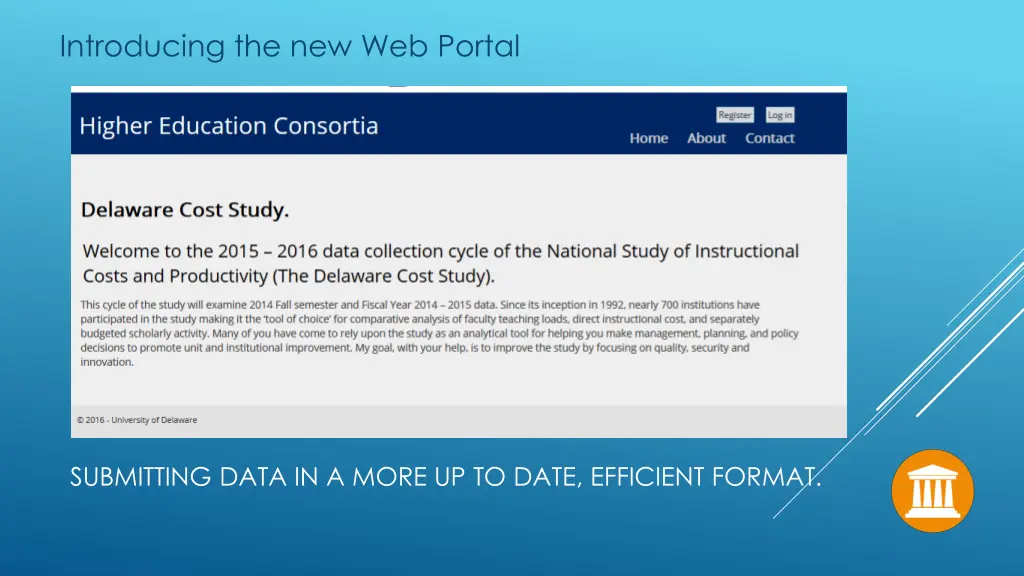 introducing the new web portal