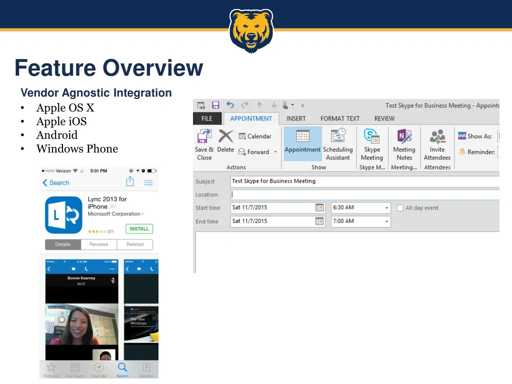 feature overview vendor agnostic integration
