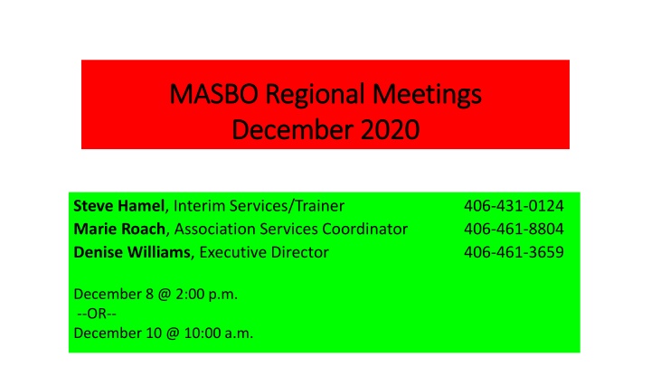 masbo regional meetings masbo regional meetings