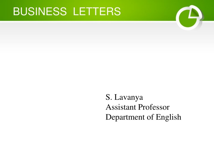 business letters