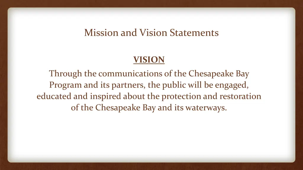 mission and vision statements 1