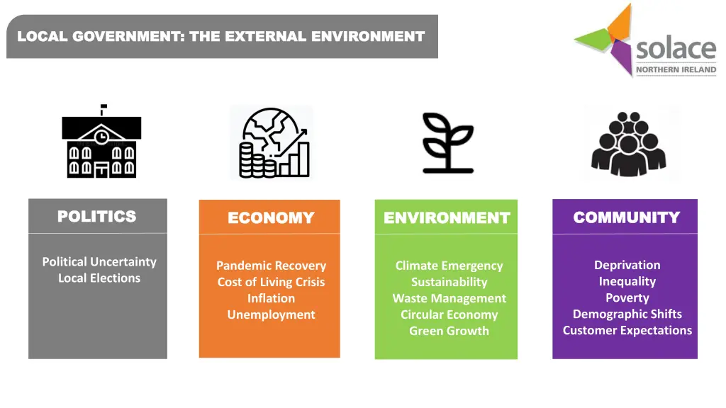 local government the external environment local