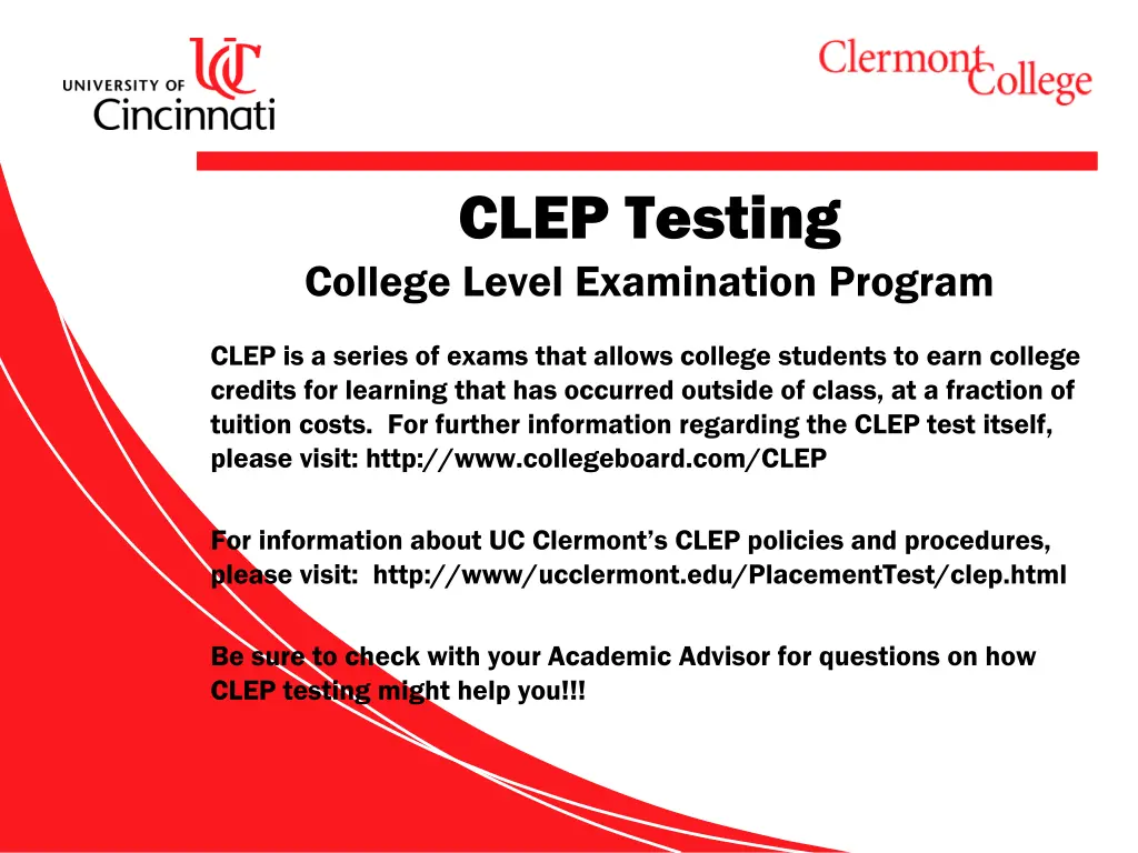clep testing college level examination program