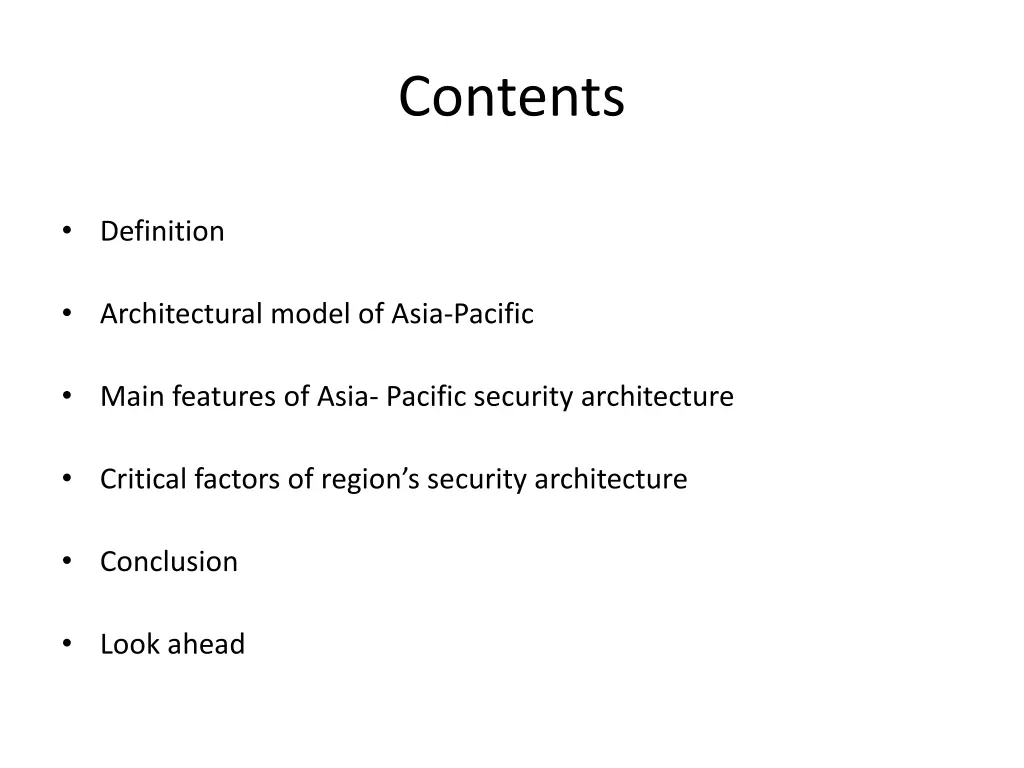 contents