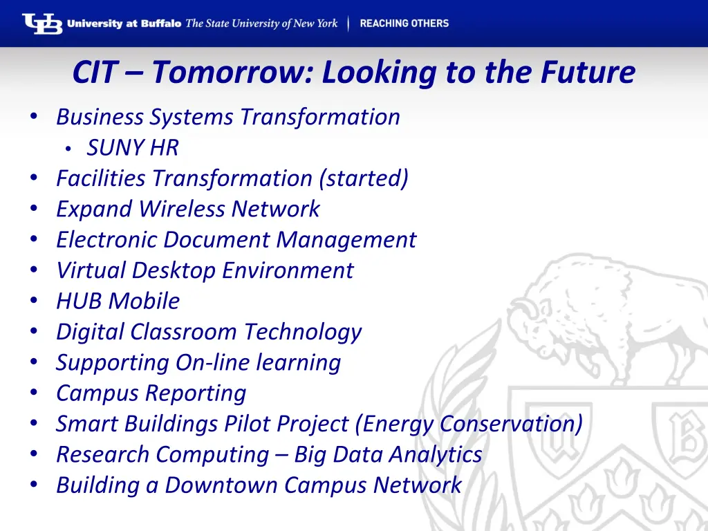cit tomorrow looking to the future business
