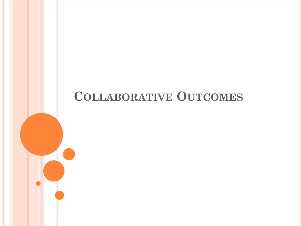 c ollaborative o utcomes