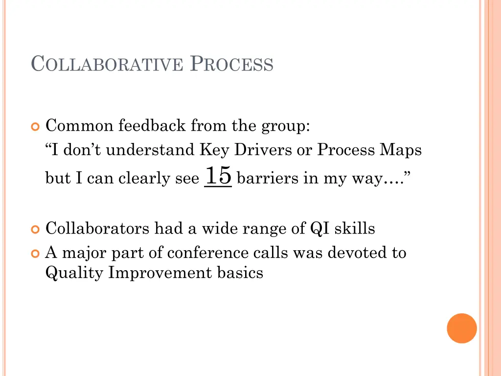 c ollaborative p rocess 1