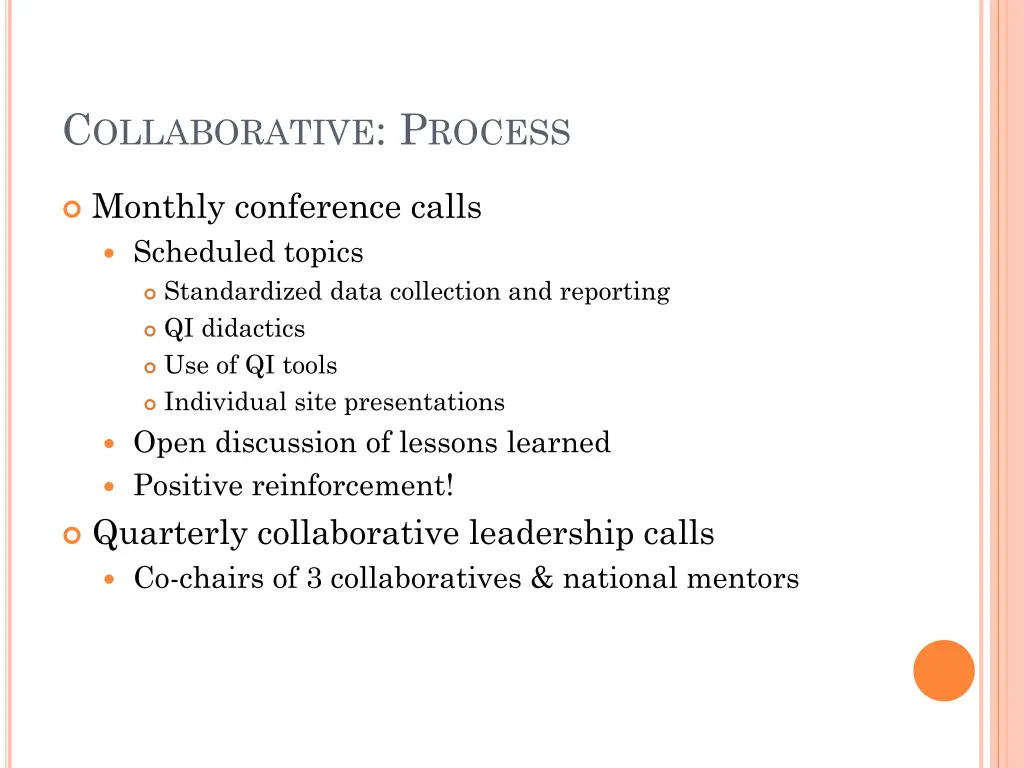 c ollaborative p rocess
