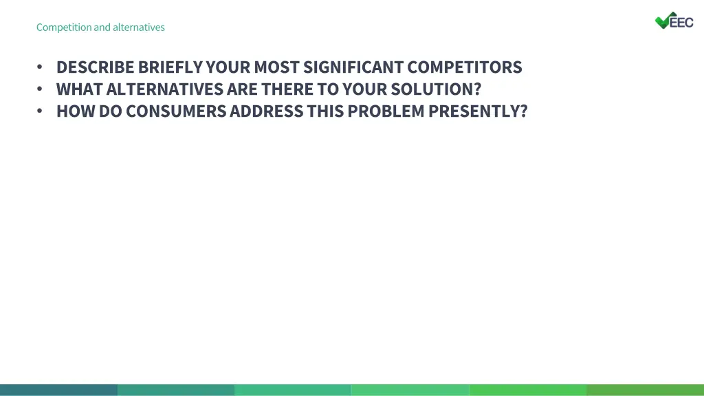 competition and alternatives