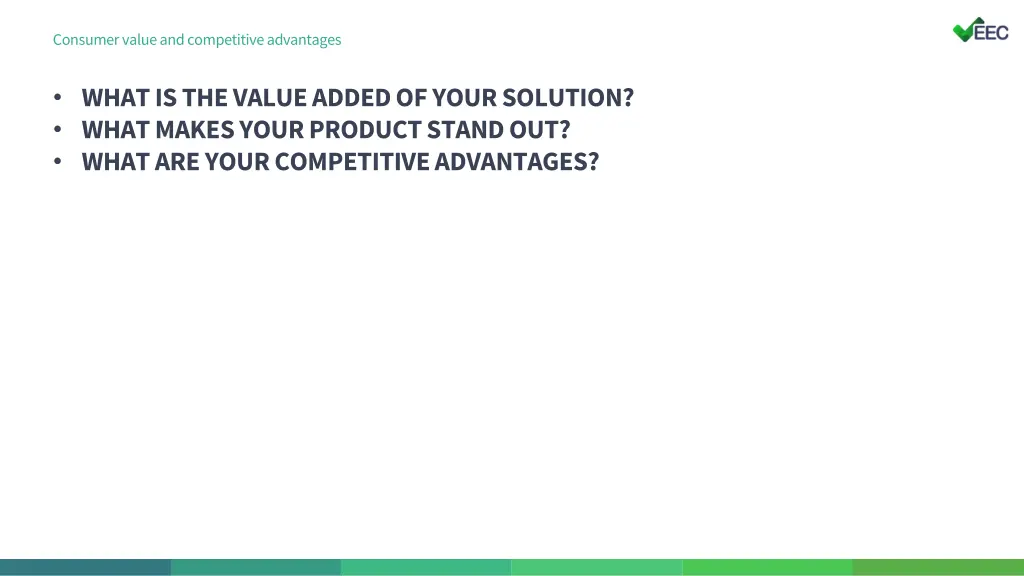 consumer value and competitive advantages