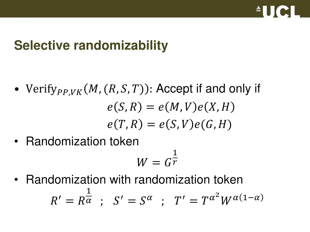 selective randomizability 1