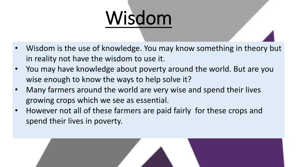 wisdom wisdom