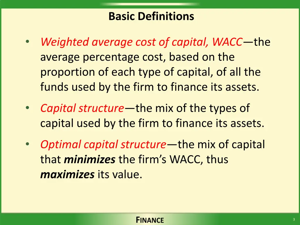 basic definitions 1
