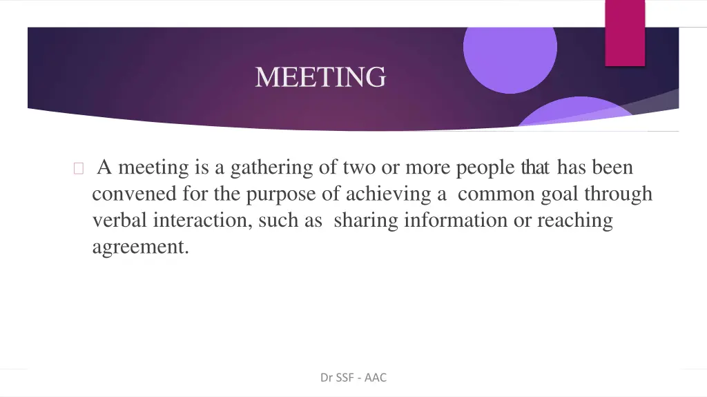 meeting