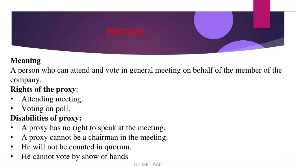 proxies