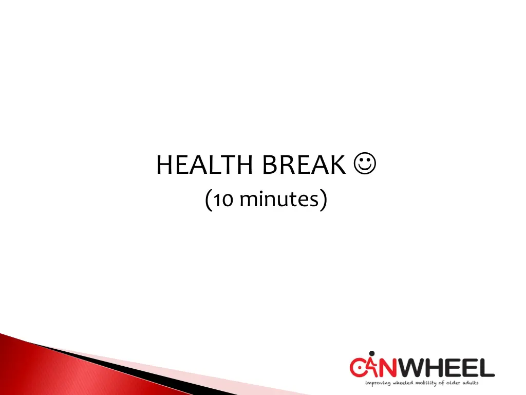 health break 10 minutes