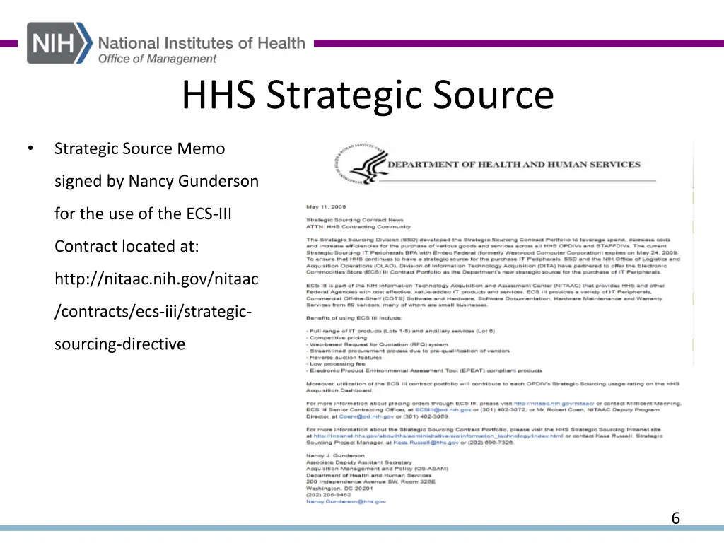hhs strategic source